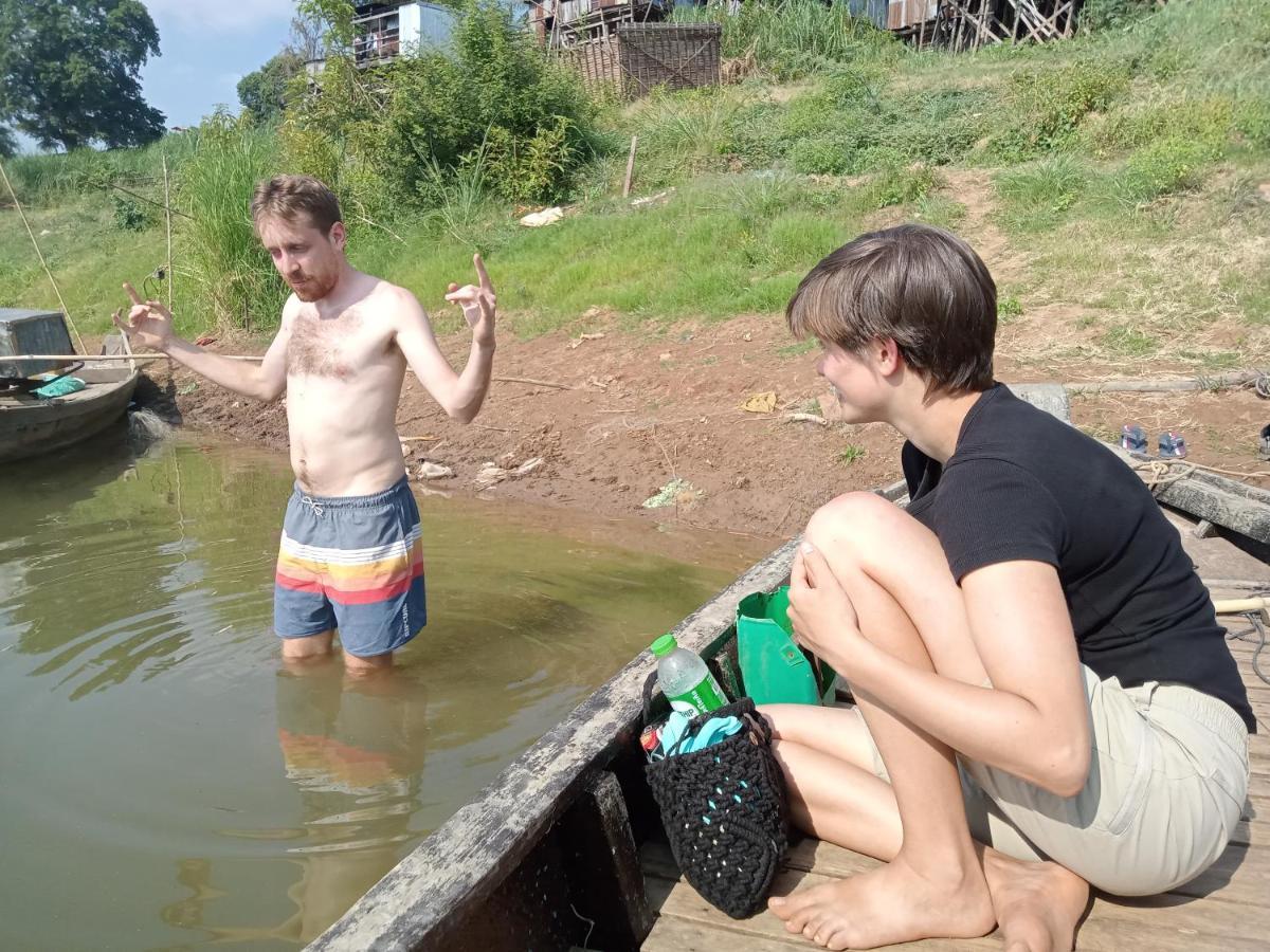 Tonle Mekong Homestay Krong Kracheh Kültér fotó